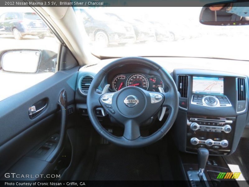 Brilliant Silver / Charcoal 2012 Nissan Maxima 3.5 SV
