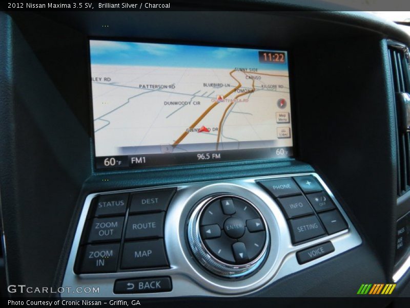 Brilliant Silver / Charcoal 2012 Nissan Maxima 3.5 SV