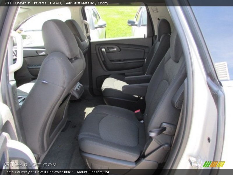 Gold Mist Metallic / Ebony 2010 Chevrolet Traverse LT AWD