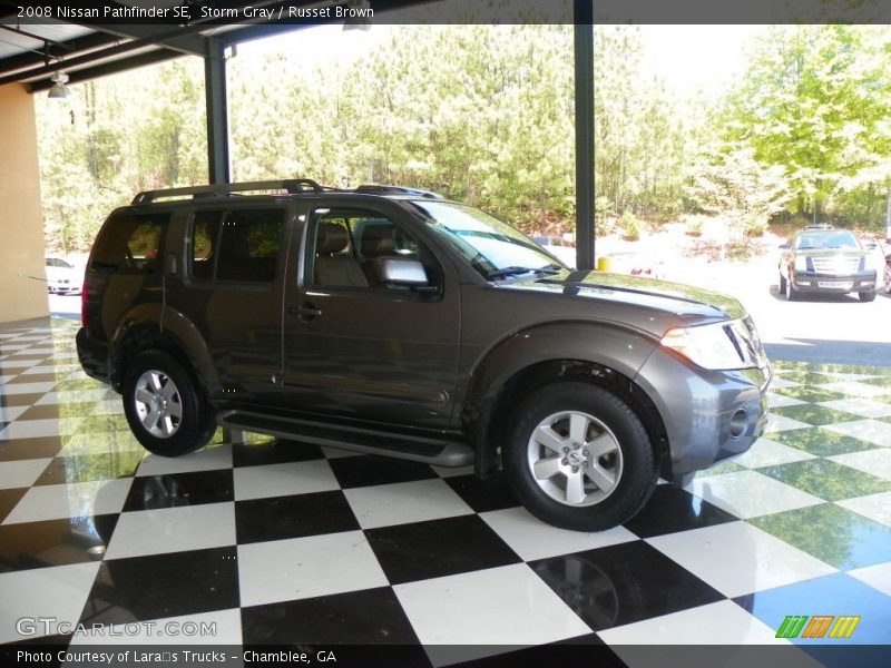 Storm Gray / Russet Brown 2008 Nissan Pathfinder SE