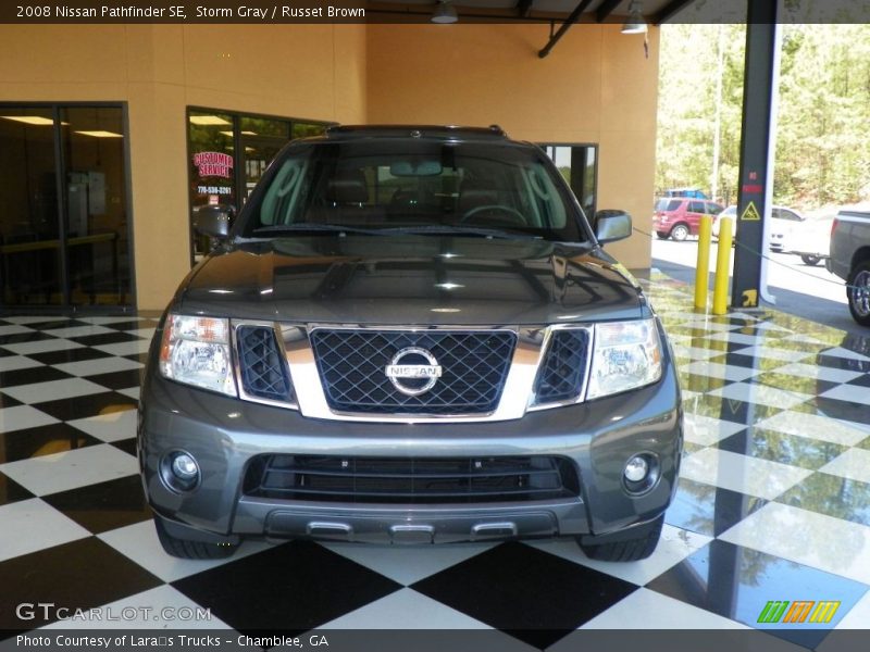 Storm Gray / Russet Brown 2008 Nissan Pathfinder SE