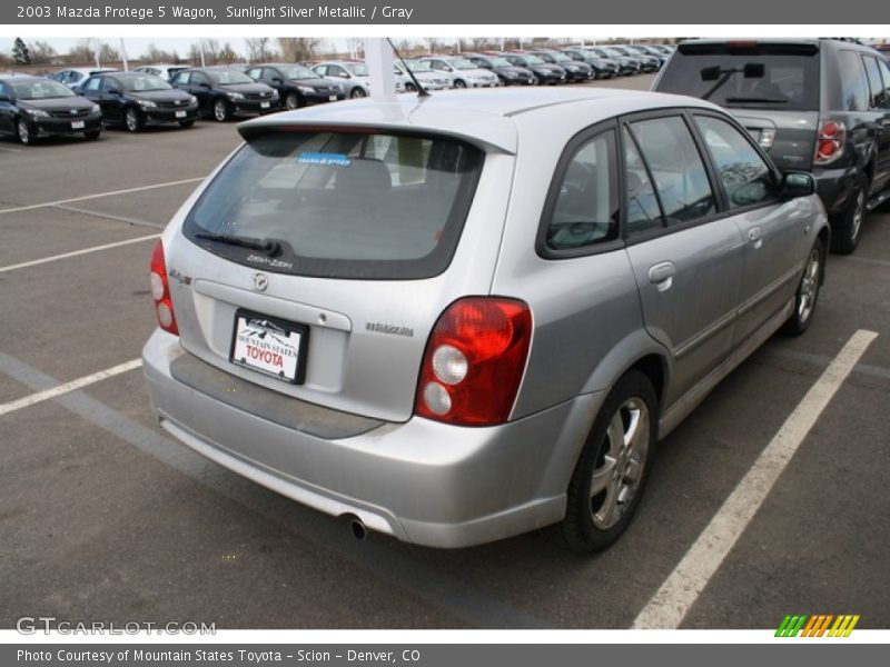 Sunlight Silver Metallic / Gray 2003 Mazda Protege 5 Wagon