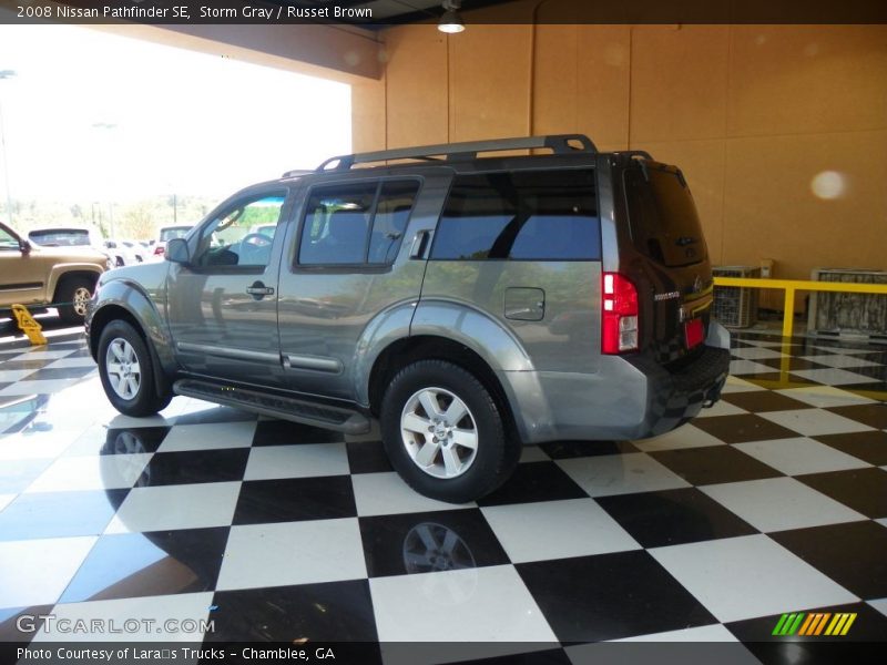 Storm Gray / Russet Brown 2008 Nissan Pathfinder SE
