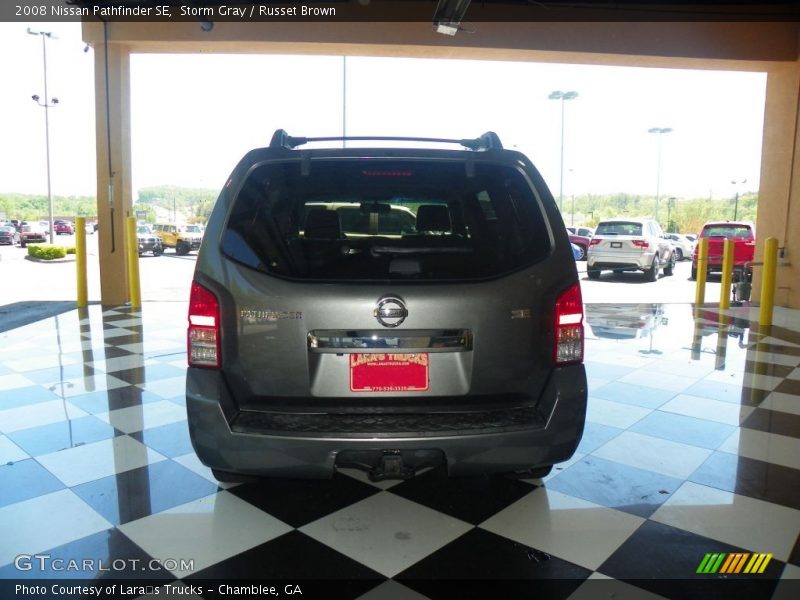 Storm Gray / Russet Brown 2008 Nissan Pathfinder SE