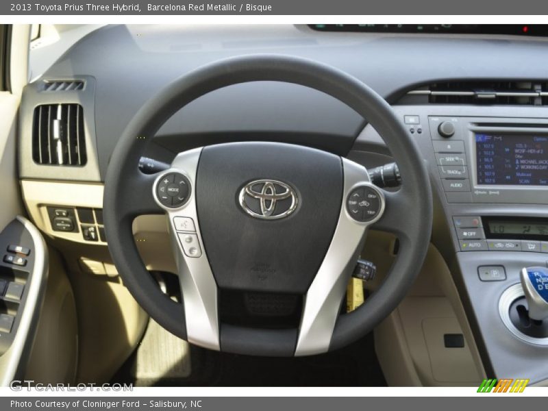 2013 Prius Three Hybrid Steering Wheel