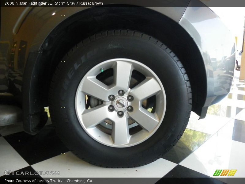 Storm Gray / Russet Brown 2008 Nissan Pathfinder SE