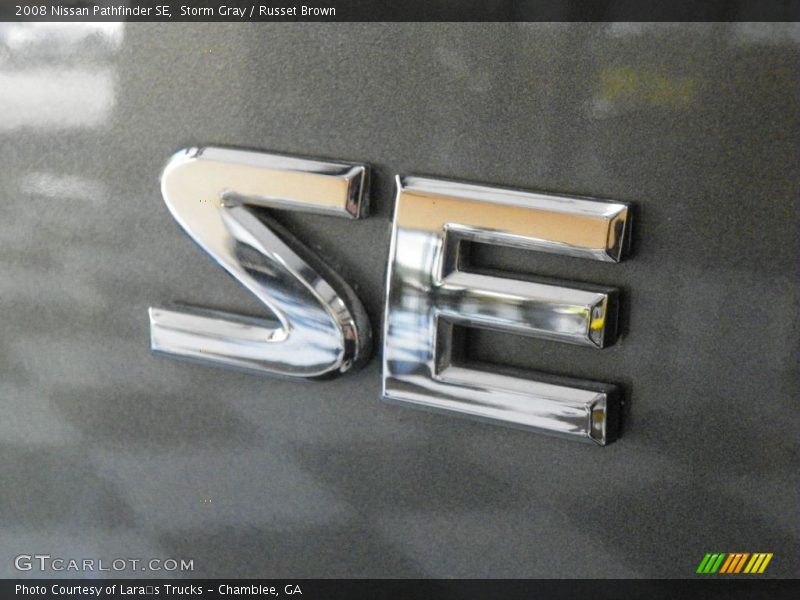 Storm Gray / Russet Brown 2008 Nissan Pathfinder SE