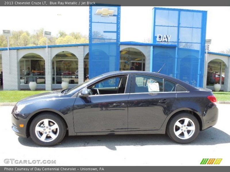 Blue Ray Metallic / Jet Black 2013 Chevrolet Cruze LT