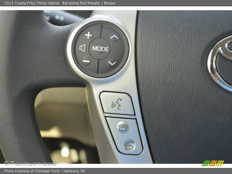 Controls of 2013 Prius Three Hybrid