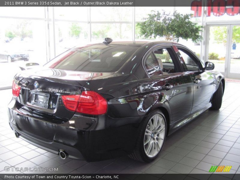 Jet Black / Oyster/Black Dakota Leather 2011 BMW 3 Series 335d Sedan