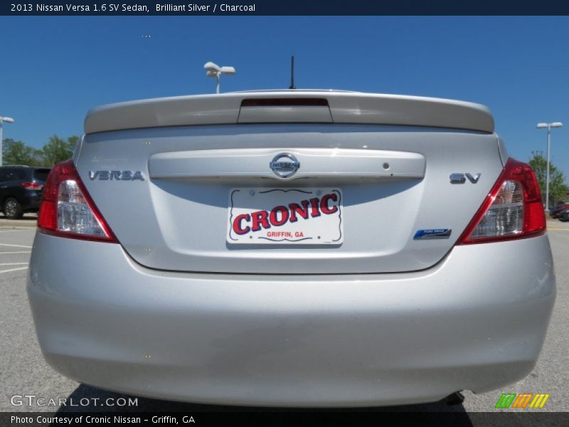 Brilliant Silver / Charcoal 2013 Nissan Versa 1.6 SV Sedan
