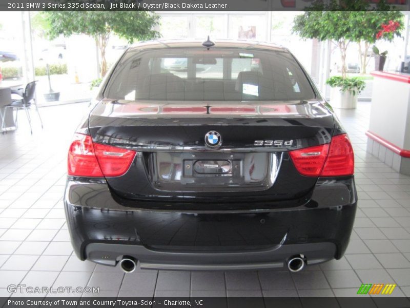 Jet Black / Oyster/Black Dakota Leather 2011 BMW 3 Series 335d Sedan