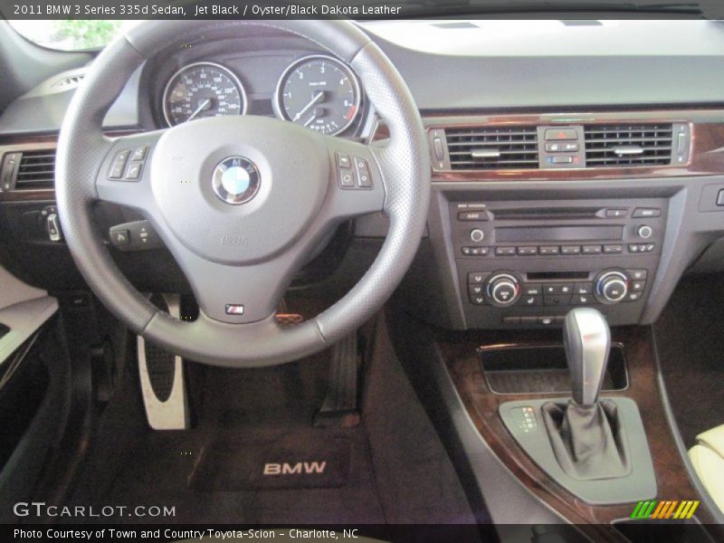 Jet Black / Oyster/Black Dakota Leather 2011 BMW 3 Series 335d Sedan