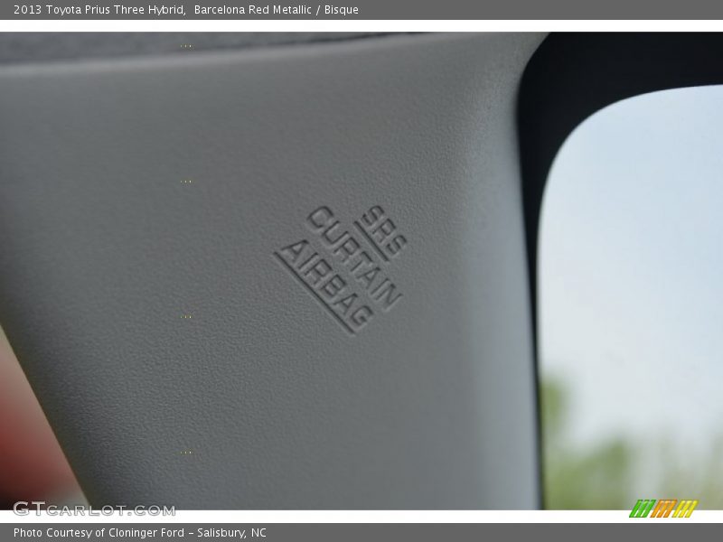 Barcelona Red Metallic / Bisque 2013 Toyota Prius Three Hybrid
