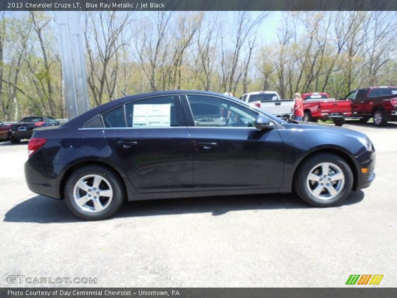Blue Ray Metallic / Jet Black 2013 Chevrolet Cruze LT