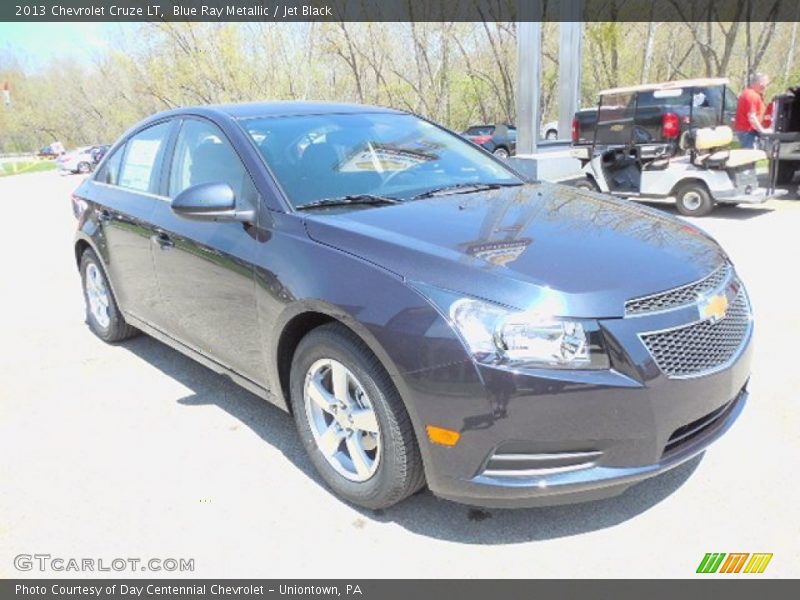 Blue Ray Metallic / Jet Black 2013 Chevrolet Cruze LT