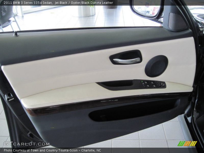 Jet Black / Oyster/Black Dakota Leather 2011 BMW 3 Series 335d Sedan