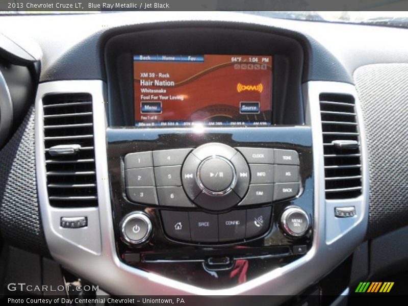 Blue Ray Metallic / Jet Black 2013 Chevrolet Cruze LT