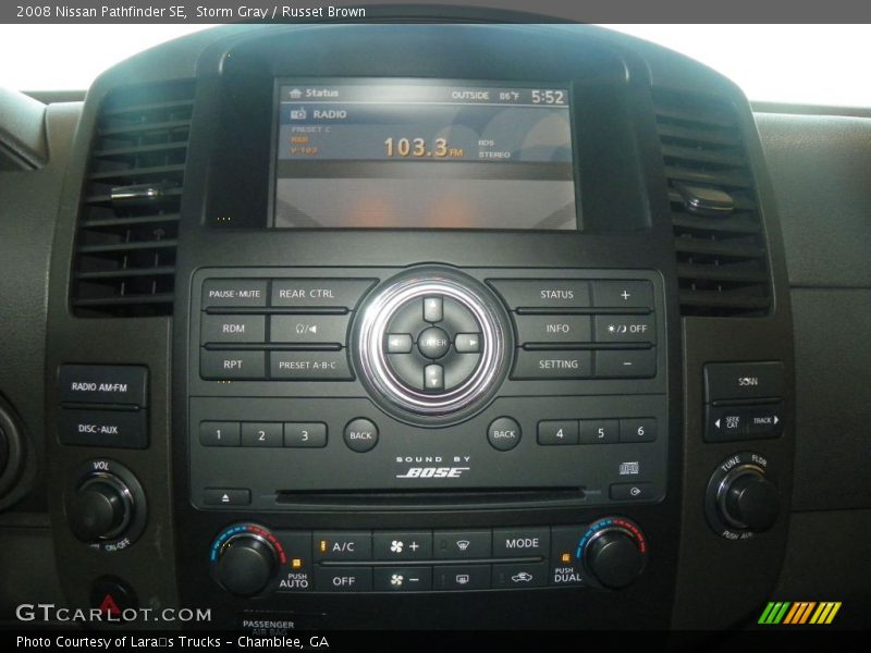 Storm Gray / Russet Brown 2008 Nissan Pathfinder SE