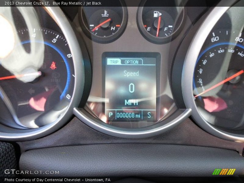 Blue Ray Metallic / Jet Black 2013 Chevrolet Cruze LT