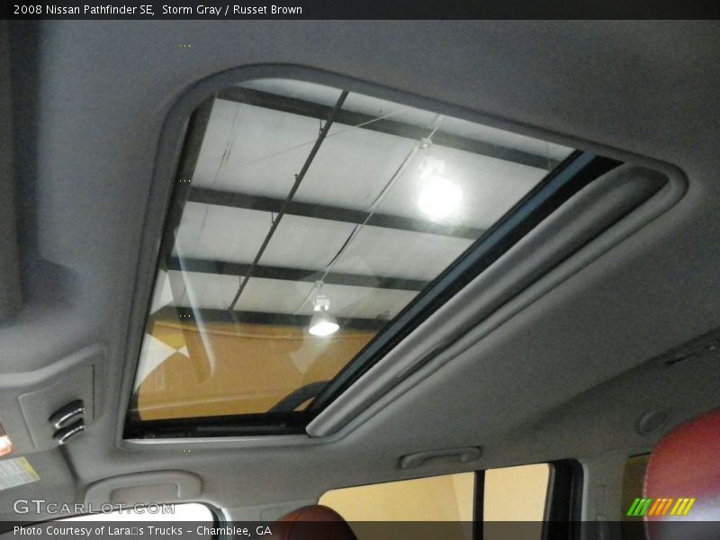 Storm Gray / Russet Brown 2008 Nissan Pathfinder SE