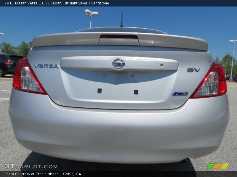 Brilliant Silver / Sandstone 2013 Nissan Versa 1.6 SV Sedan