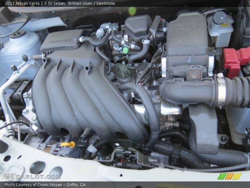 Brilliant Silver / Sandstone 2013 Nissan Versa 1.6 SV Sedan