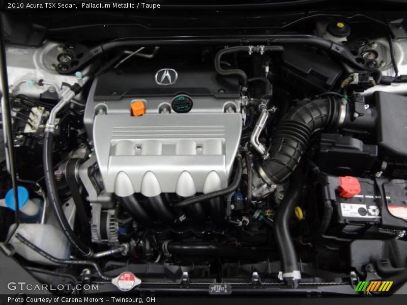 Palladium Metallic / Taupe 2010 Acura TSX Sedan