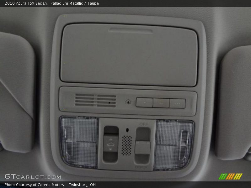 Palladium Metallic / Taupe 2010 Acura TSX Sedan