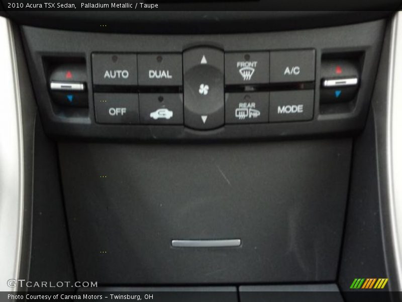 Palladium Metallic / Taupe 2010 Acura TSX Sedan