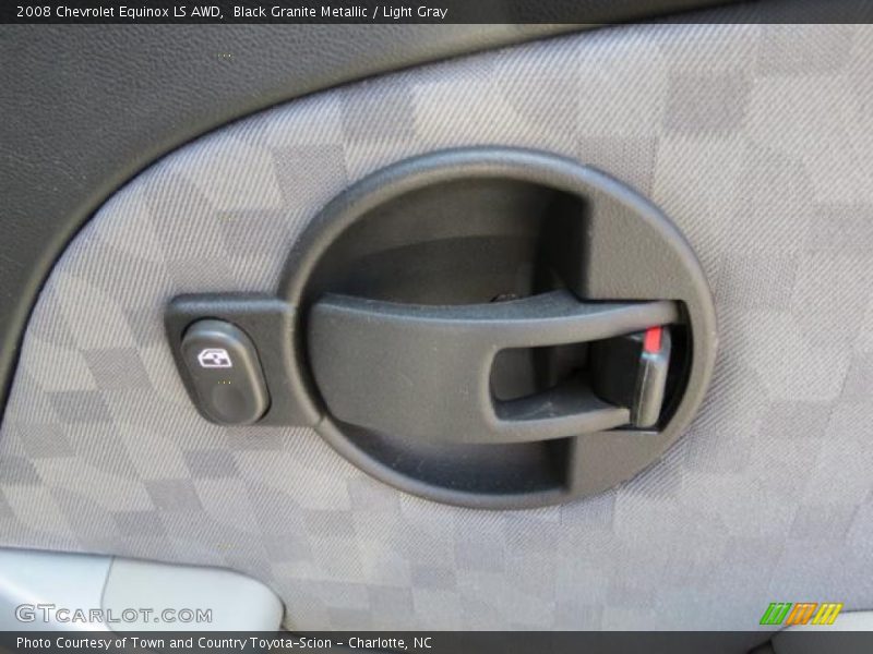Black Granite Metallic / Light Gray 2008 Chevrolet Equinox LS AWD