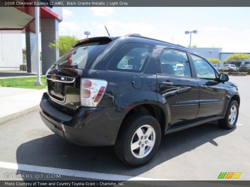 Black Granite Metallic / Light Gray 2008 Chevrolet Equinox LS AWD