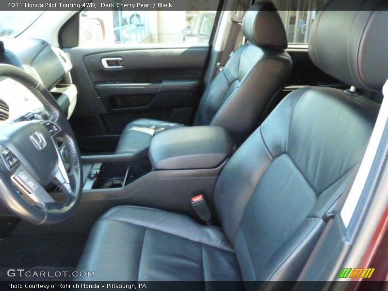Dark Cherry Pearl / Black 2011 Honda Pilot Touring 4WD