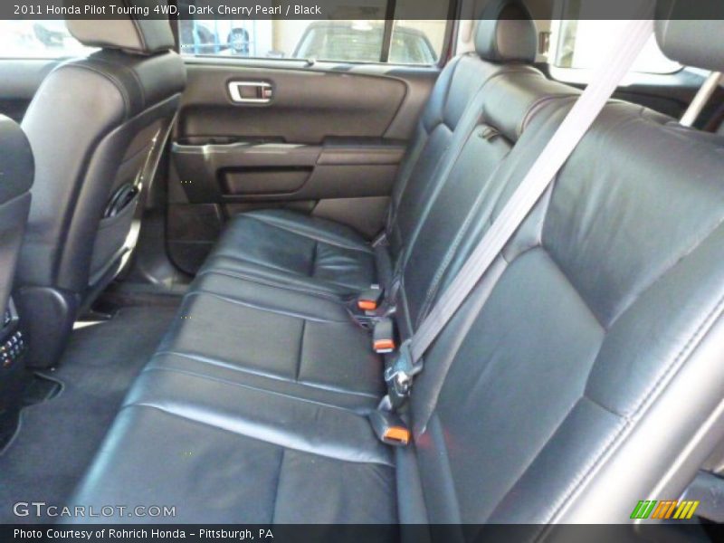Dark Cherry Pearl / Black 2011 Honda Pilot Touring 4WD