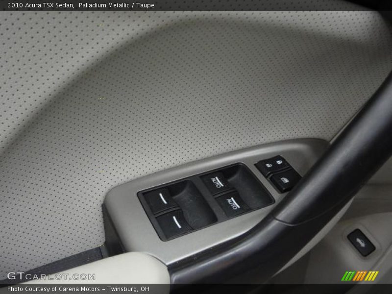 Palladium Metallic / Taupe 2010 Acura TSX Sedan