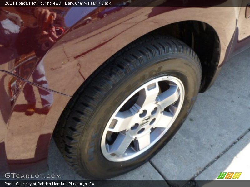 Dark Cherry Pearl / Black 2011 Honda Pilot Touring 4WD