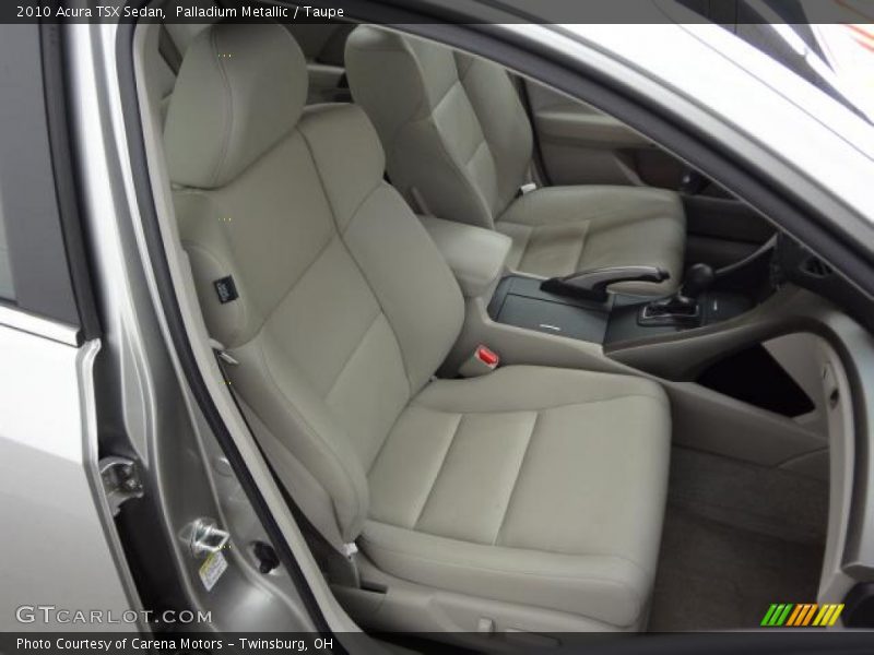 Palladium Metallic / Taupe 2010 Acura TSX Sedan