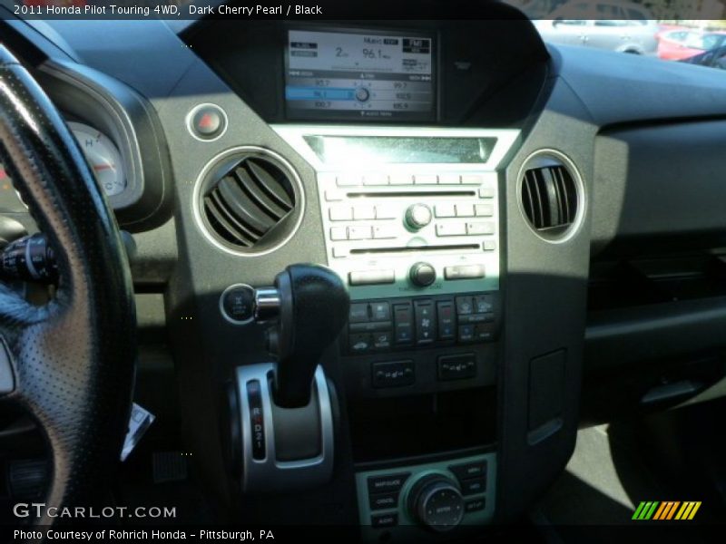 Dark Cherry Pearl / Black 2011 Honda Pilot Touring 4WD