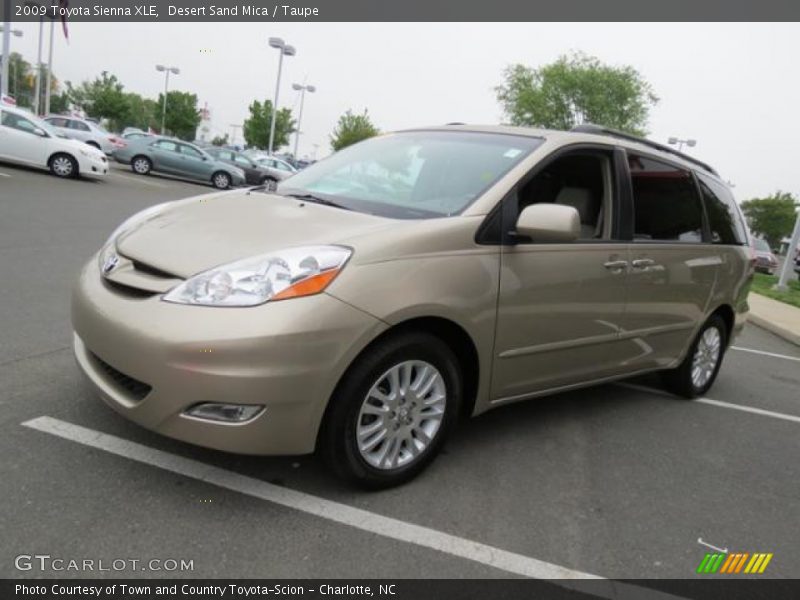Desert Sand Mica / Taupe 2009 Toyota Sienna XLE