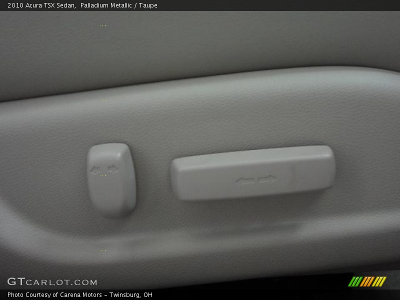 Palladium Metallic / Taupe 2010 Acura TSX Sedan
