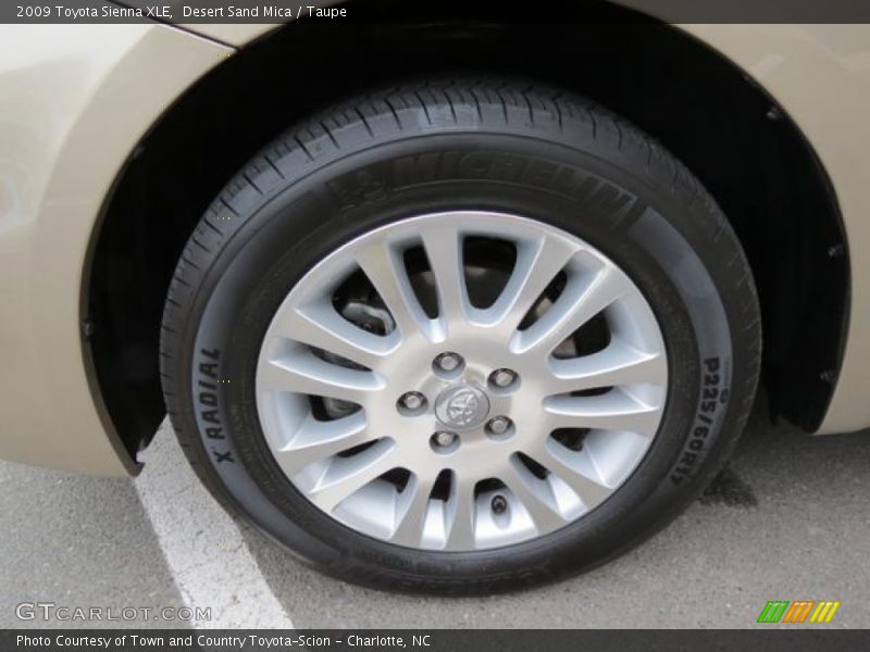 Desert Sand Mica / Taupe 2009 Toyota Sienna XLE