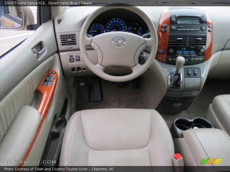 Desert Sand Mica / Taupe 2009 Toyota Sienna XLE
