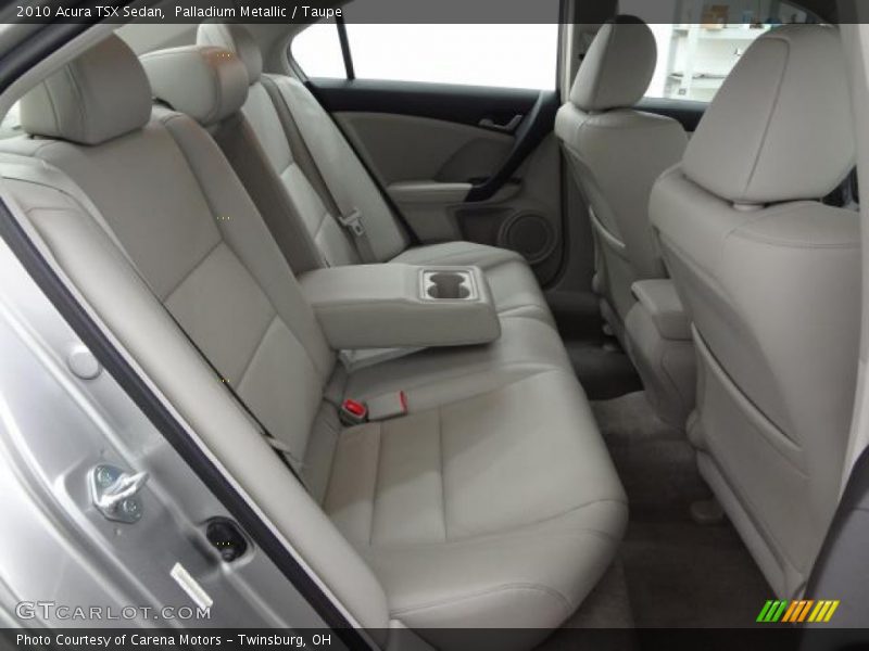 Palladium Metallic / Taupe 2010 Acura TSX Sedan