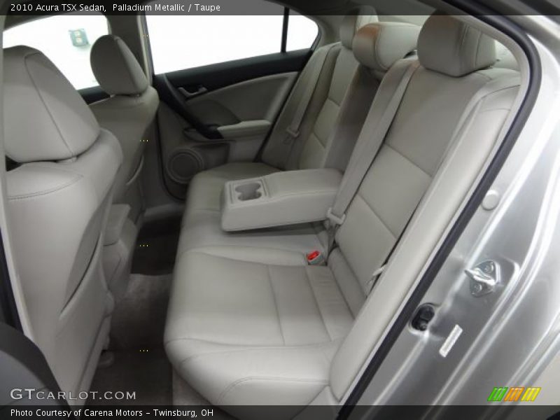Palladium Metallic / Taupe 2010 Acura TSX Sedan