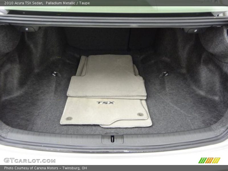 Palladium Metallic / Taupe 2010 Acura TSX Sedan