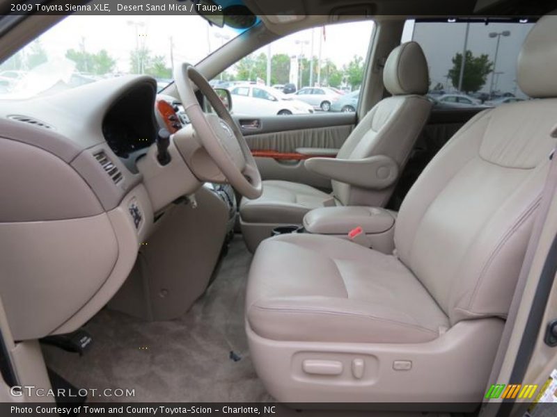 Desert Sand Mica / Taupe 2009 Toyota Sienna XLE