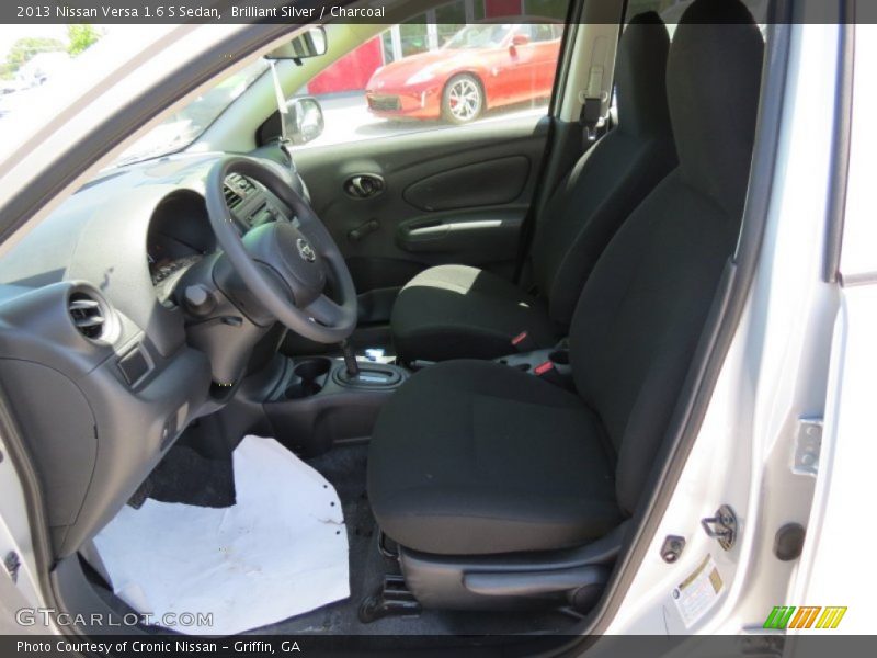 Brilliant Silver / Charcoal 2013 Nissan Versa 1.6 S Sedan