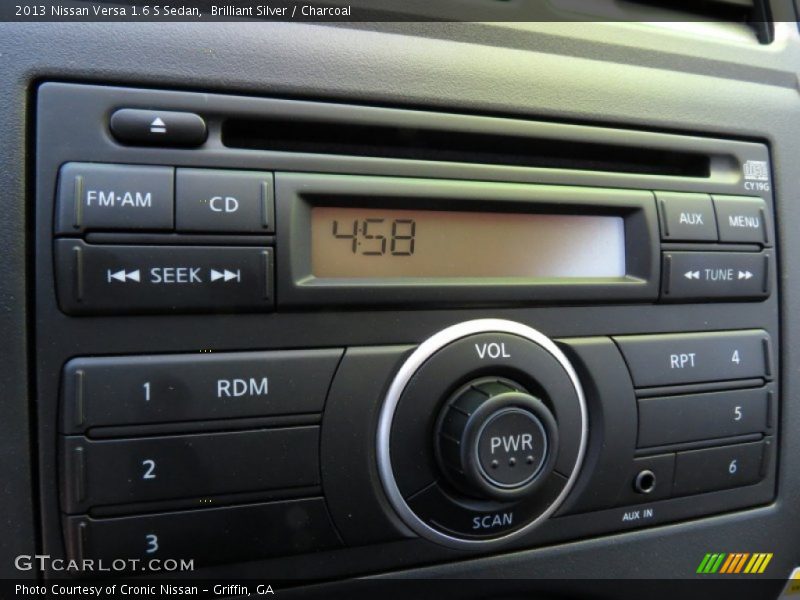 Brilliant Silver / Charcoal 2013 Nissan Versa 1.6 S Sedan