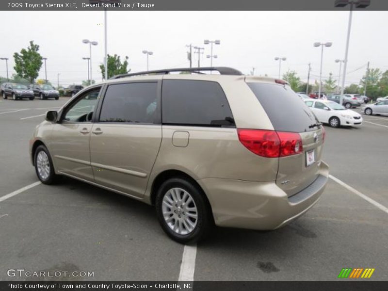 Desert Sand Mica / Taupe 2009 Toyota Sienna XLE