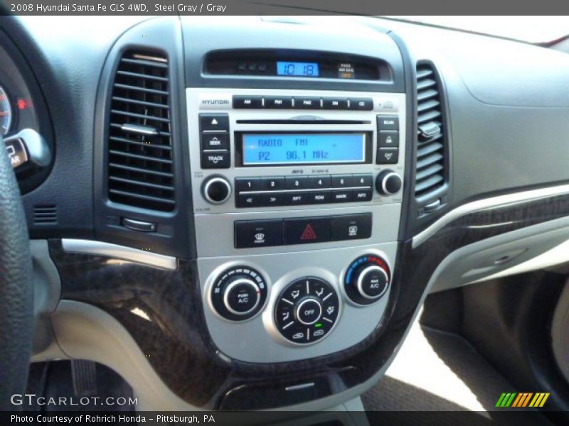 Controls of 2008 Santa Fe GLS 4WD